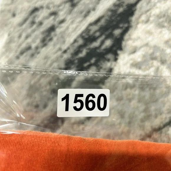 Vintage 90s Nike Made in USA White Tag Orange Spellout T-Shirt XL - Picture 6 of 6